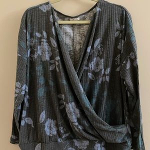 Maurice’s Long Sleeve Wrap Top